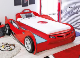CARBED Кровать-машина Coupe с выдвижной кроватью Red 20.03.1306.00 в Алейске - alejsk.katalogmebeli.com | фото