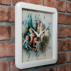 Часы настенные П-А7-327 Ангелы в Алейске - alejsk.katalogmebeli.com | фото