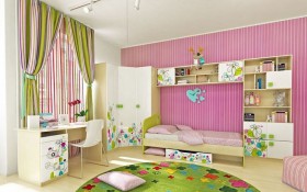 Детская комната Флёр (Белый/корпус Клен) в Алейске - alejsk.katalogmebeli.com | фото 4
