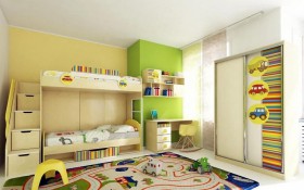 Детская комната Клаксон (Бежевый/корпус Клен) в Алейске - alejsk.katalogmebeli.com | фото 3