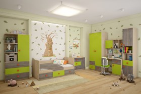 Детская комната Пуговка в Алейске - alejsk.katalogmebeli.com | фото