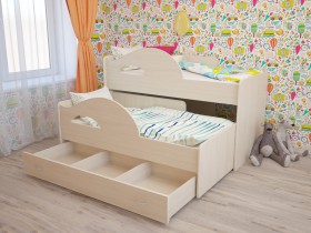 Детская кровать Радуга 1600 в Алейске - alejsk.katalogmebeli.com