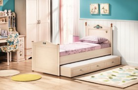 Кровать детская Балли 2-х уровневая (венге/белфорт) в Алейске - alejsk.katalogmebeli.com | фото 2