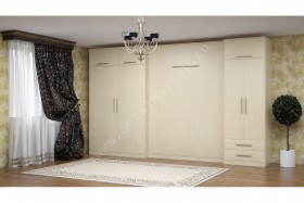 Комплект мебели со шкаф-кроватью трансформер Ратмир в Алейске - alejsk.katalogmebeli.com | фото 2