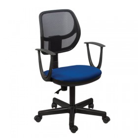 Кресло BRABIX Flip MG-305 (сине-черный) в Алейске - alejsk.katalogmebeli.com | фото 3