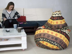 Кресло-груша Большое-Африка в Алейске - alejsk.katalogmebeli.com | фото 4