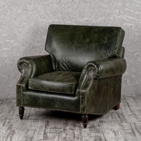 Кресло кожаное Лофт Аристократ (ширина 1070 мм) в Алейске - alejsk.katalogmebeli.com | фото 1