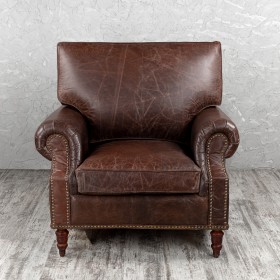 Кресло кожаное Лофт Аристократ (ширина 1100 мм) в Алейске - alejsk.katalogmebeli.com | фото 8