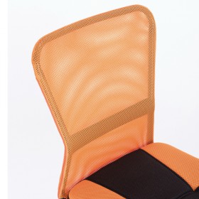 Кресло компактное BRABIX Smart MG-313 (черный, оранжевый) в Алейске - alejsk.katalogmebeli.com | фото 4