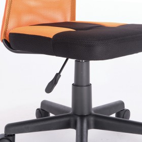 Кресло компактное BRABIX Smart MG-313 (черный, оранжевый) в Алейске - alejsk.katalogmebeli.com | фото 5