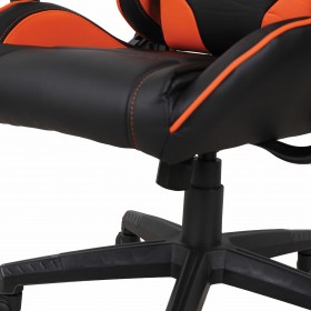 Кресло компьютерное BRABIX GT Racer GM-100 (черный, оранжевый) в Алейске - alejsk.katalogmebeli.com | фото 2