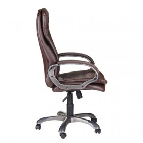 Кресло офисное BRABIX Omega EX-589 (коричневое) в Алейске - alejsk.katalogmebeli.com | фото 2