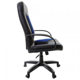 Кресло офисное BRABIX Strike EX-525 (сине-черный) в Алейске - alejsk.katalogmebeli.com | фото 2