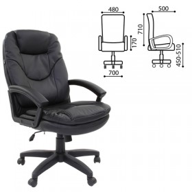 Кресло офисное BRABIX Trend EX-568 (черный) в Алейске - alejsk.katalogmebeli.com | фото 1