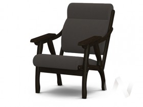 Кресло Вега-10 (венге лак/ULTRA GRAFIT) в Алейске - alejsk.katalogmebeli.com | фото