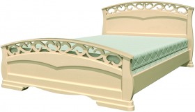 Кровать Грация-1 из массива сосны 900*2000 Белый античный в Алейске - alejsk.katalogmebeli.com | фото 17