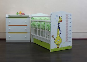 Кроватка детская Жираф в Алейске - alejsk.katalogmebeli.com | фото 2