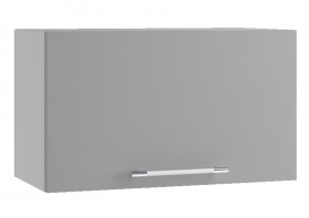 Лофт ПГ 600 шкаф верхний горизонтальный (Штукатурка серая/корпус Серый) в Алейске - alejsk.katalogmebeli.com | фото