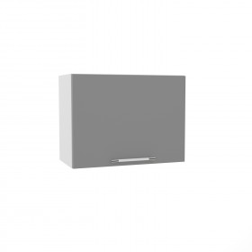 Лофт ВПГ 600 шкаф верхний горизонтальный высокий (Штукатурка серая/корпус Серый) в Алейске - alejsk.katalogmebeli.com | фото