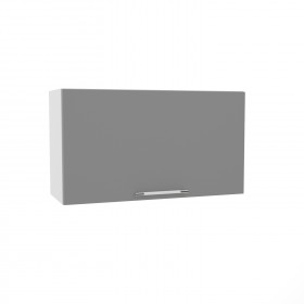 Лофт ВПГ 800 шкаф верхний горизонтальный высокий (Штукатурка серая/корпус Серый) в Алейске - alejsk.katalogmebeli.com | фото