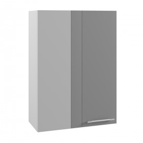 Лофт ВПУ 650 шкаф верхний угловой высокий (Штукатурка серая/корпус Серый) в Алейске - alejsk.katalogmebeli.com | фото