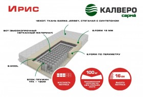 Матрас IRIS 1400*2000 в Алейске - alejsk.katalogmebeli.com | фото