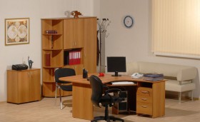Мебель для персонала Рубин 42 Светлый миланский орех в Алейске - alejsk.katalogmebeli.com | фото 2