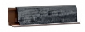 Плинтус LB-37, L=3000мм, каньон (черный) в Алейске - alejsk.katalogmebeli.com | фото