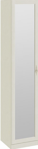 Шкаф для белья с 1-ой зеркальной дверью узкий «Лючия» (Штрихлак) в Алейске - alejsk.katalogmebeli.com | фото