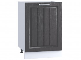 Шкаф нижний 500, ШН 500 (Клен серый/корпус белый) в Алейске - alejsk.katalogmebeli.com | фото