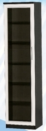Шкаф средний со стеклодверью ДЛЯ ГОСТИНОЙ ШСС-450 Венге/Дуб выбеленный в Алейске - alejsk.katalogmebeli.com | фото 2