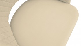 Стул «Калипсо» К1К Белый/Велюр Confetti Cream в Алейске - alejsk.katalogmebeli.com | фото 3