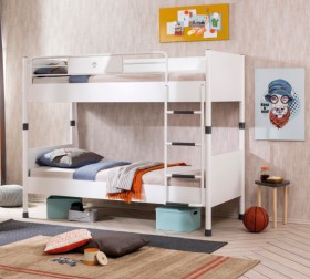 Кровать двухъярусная WHITE в Алейске - alejsk.katalogmebeli.com | фото
