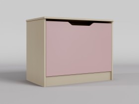 Ящик для игрушек Грэйси (Розовый/корпус Клен) в Алейске - alejsk.katalogmebeli.com | фото